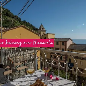 Apartment Liersena Sea View Mini With Ac, Manarola